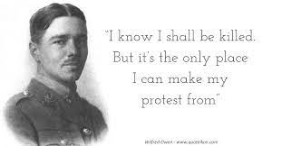 Wilfred edward salter owen mc was an english poet and soldier. 17 Of The Best Quotes By Wilfred Owen Quoteikon