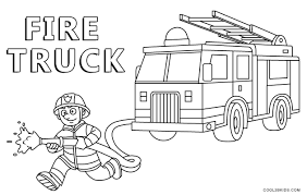 From the simplest to the most detailed illustrations. Free Printable Fire Truck Coloring Pages For Kids