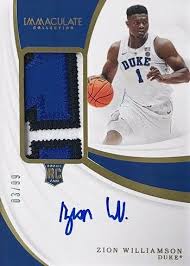 Zion Williamson S Top 10 Rookie Cards In 2020 Cards Basketball Cards Williamson