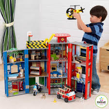 Gendarmerie Et Caserne Pompiers Pour Enfant Jeux En Bois Caserne Pompier Pompier