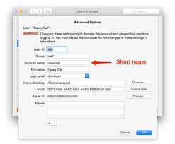 How To Change The User Account Information On Your Mac Mac Users Changing Your Name