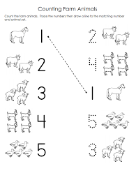 Free Printable Animal Worksheet For Kids Crafts And Worksheets For Preschool Toddler A Farm Animals Preschool Preschool Counting Worksheets Animal Worksheets
