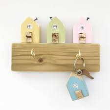 Key Holder For Wall With 2 Key Rings Housewarming Gift Made Etsy In 2020 Wall Key Holder New Home Gifts House Warming Gifts