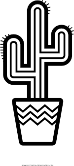 Several per day will bloom over the period of a few weeks. Cactus Coloring Page Cactus Icon Transparent Clipart Full Size Clipart 3430260 Pinclipart
