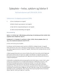 Magesår kan komme både av bakterieinfeksjon og av legemidler. Https Www Hiof No Hv Studier Eksamensoppgaver 2017 Hsspl20116 Sykepleie Helse Sykdom Og Lidelse Ii Deleksamen 2 Skoleeksamen 10 04 2018 Pdf