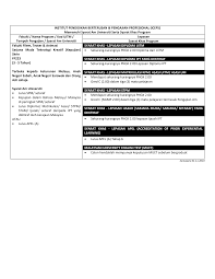 Unit pengambilan pelajar | universiti sains malaysia. Https Apply Iceps Uitm Edu My Images Intake Syarat Parttime Degree Ff223 06012020 Pdf