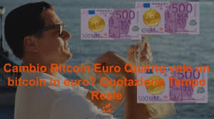 Convert bitcoins to euros with a conversion calculator, or bitcoins to euros conversion tables. Quanto Vale Un Bitcoin In Euro Cambio Btc Eur In Tempo Reale