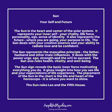 How did it originate, and what do all these symbols and constellations mean? Sun Meaning And Influence In Astrology