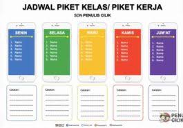 Maybe you would like to learn more about one of these? Template Jadwal Piket Arsip Penulis Cilik