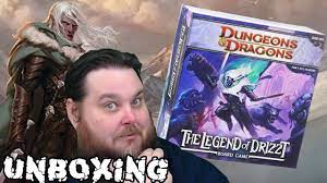 Dungeons Dragons The Legend Of Drizzt Board Game Unboxing Digital Dungeon Master Youtube