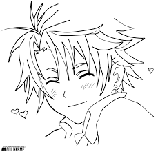 Welcome to drawing manga and welcome to drawing in general! Anime Lineart Boy Materi Pelajaran 8