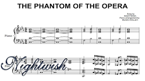 The phantom of the opera sheet music. Nightwish The Phantom Of The Opera Piano Sheet Music Simple Youtube