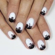 They complement each other and are perfect for the simply have those white tips on and then use a nail art pen to carve some lacy designs on to your tips. 45 Black And White Nail Art Designs Ideas Design Trends Premium Psd Vector Downloads