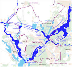 Bundeswasserstraßen haben eine besondere bedeutung für die schifffahrt. File Karte Der Wasserstrassen In Potsdam Png Wikimedia Commons
