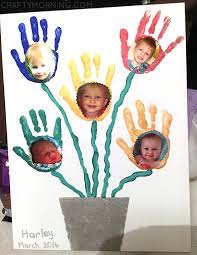 Maybe you would like to learn more about one of these? Flower Handprint Bouquet Photo Keepsake Gift Crafty Morning