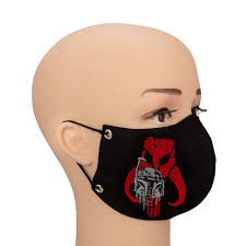 Mandalore the indomitable wore the mask throughout the great sith war and after his death it passed to his successor, mandalore the ultimate. Embroidered Face Mask Mythosaur Skull Star Wars Theme Embrosoft