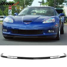 It is the first corvette with exposed headlamps since the 1962 model. Fits 05 13 Chevy Corvette C6 Z06 Oe Factory Style Front Bumper Lip Spoiler Pu Ebay
