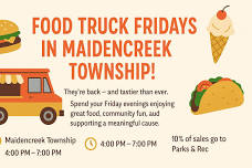 Food Truck Fridays At Maidencreek Community Park