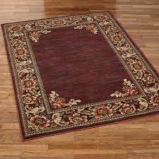 De grootste on line behangcollectie van de benelux. Florian Border Jacobean Floral Cordovan Area Rugs