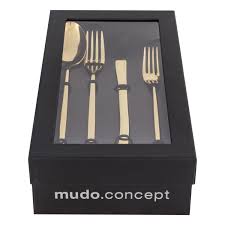 Karabaş içinde mat gold çatal kaşık bıçak takımı. Grace Catal Kasik Bicak Takimi 24 Parca Gold 1202544001 Mudo