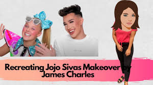 James charles had us sister shook last week when he unveiled his latest makeover, replacing jojo siwa's characteristic bows and glitter for a glam smokey eye. Recreating Jojo Siwas Makeover By James Charles Gwm 2020 Youtube