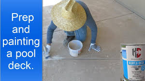 Get design inspiration for painting projects. Painting A Pool Deck Using H C Acryla Deck With Cool Feel Technology Youtube