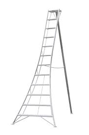 12' Tripod Aluminum Ladder GSC-12AS | Thunder Lighting Supply