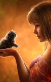 We have a massive amount of desktop and mobile backgrounds. Fantasy Girl At Animal Mobile Hd Wallpaper 4k Best Of Wallpapers For Andriod And Ios