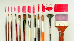 Boya Fircalari Cesitleri Ve Kullanimlari Youtube Sanat Akrilik Resimler Resim