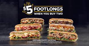 Five dollar foot long harmonica tab. Subway Brings Back Version Of 5 Footlong For A Limited Time Nation S Restaurant News