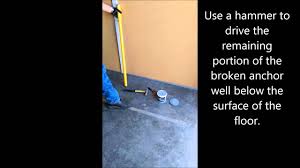 For wedge anchors and screws, you can use the same method until the final step. How To Remove Concrete Anchors The Complete Guide
