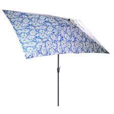 Sunbrella patio umbrellas made to your own specifications and needs. Floral Hampton Bay Patio Umbrellas Patio Furniture The Home Depot
