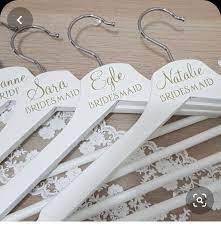 I Can Make These In 2022 Bridal Party Hangers Wedding Hangers Wedding Hangers Personalized