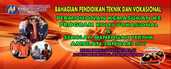 Berikut dikongsikan adalah maklumat tentang senarai kolej vokasional dan kursus yang ditawarkan di kv seluruh malaysia Kpm Maklumat Kemasukan Murid Bagi Program Kolej Vokasional Smt Ambilan Jan 2017