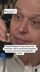 Replying to @Storyteller He’s hours away from his 6 p.m. execution. As of  2pm, there’s no word from the US Supreme Court or Governor Greg Abbott’s  office. Find updates in bio. #roberson #news ...