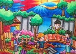 Cara mewarnai gradasi tanaman, mewarnai dengan crayon, menggambar tanaman. Mewarnai Orang Seni Lukisan Hewan Ide Menggambar