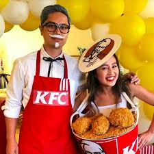The choice of the cute colorful here is a brand mascot design resembling the founder of the company itself: Halloween Costumes Inspired By Your Favorite Brands Popsugar Smart Living