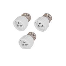 3 Pcs E27 To Gu10 Adapter Converter Base Holder Socket For Led Light Lamp Bulbs 12v 24v 48v 220v Lampholder Conversion Eclats Antivols