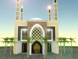 Gambar musholla sederhana yang digunakan oleh pengembang perumahan dengan disain yang sederhana tetapi mampu menampung lebih banyak umat untuk beribadah. Jasa Arsitek Desain Masjid Lengkap Ukuran Kecil Besar