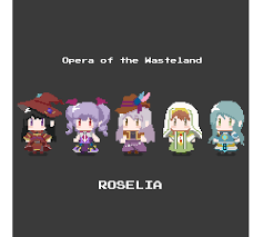 It was released on july 25, 2018. Pixel Art Of Neo Fantasy Online Roselia Bangdream