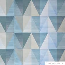 See more ideas about textures patterns, prints, geometric. Mera Fabric Green Blue Imogen Heath Interiors