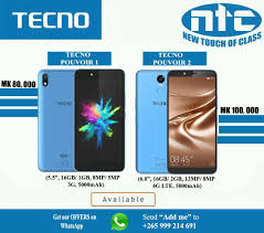 TECNO POUVOIR 1 @ MK 80,000... - New ...