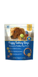 Growing new teeth is tough work! Amazon Com N Bone Puppy Teething Ring Pumpkin Flavor 7 2 Oz 6 Count Pet Supplies