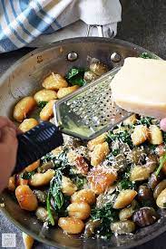 Pan Fried Gnocchi With Spinach And Parmesan Is An Easy Recipe Using Fresh Ingredients To Maximize Flavor It Makes Hello Fresh Recipes Recipes Gnocchi Recipes