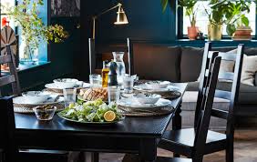 The room can seat about 30 guests. Four Steps To Plan A Great Family Dinner Uae Ikea