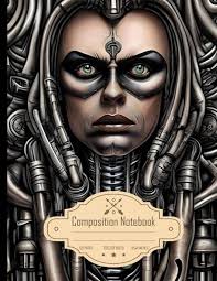 Amazon.com: Composition Notebook College Ruled: Biomechanical Style  Inspired by Giger, Ideal for Writing, Size 8.5x11 Inches, 120 Pages: Herman,  Bradley: Books