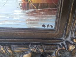 News about major art competitions and exhibitions monday, may 11, 2009. Old Oil Painting Can T Make Out The Artist Signature Antiques Board