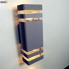Iwhd Modern Outdoor Wall Light Waterproof Garden Porch Balcony Outdoor Lighting Wall Lamps Luminaire Exterior Lighting Led Outdoor Wall Lamps Aliexpress