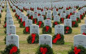 Arlington National Cemetary Wreaths Placed On Each Headstone For Christmas Wreaths Across America Arlington National Cemetery Headstones