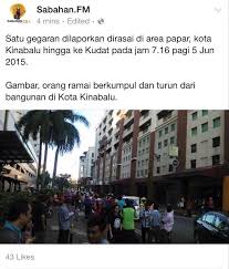 Kekuatan gempa bumi dapat diukur menggunakan seismograf dan menggunakan skala richter sebagai ukurannya. Gempa Bumi Di Sabah Pagi Tadi Fantastic Brunei Issue ÙÙŠØ³Ø¨ÙˆÙƒ
